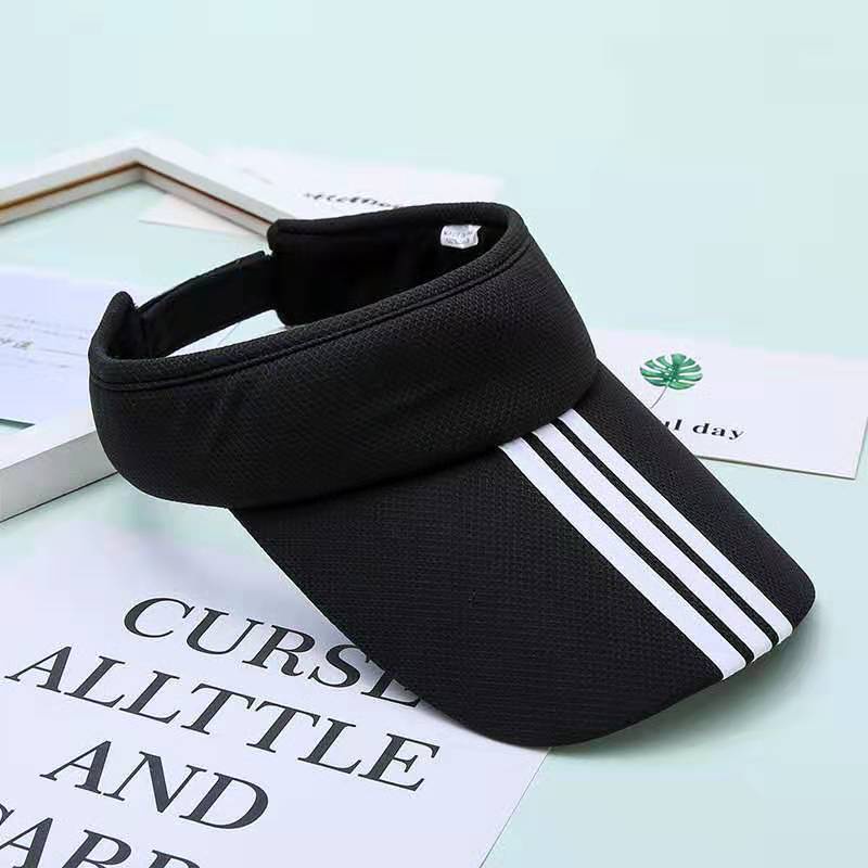 Running Visor Cap หมวกแก๊ปครึ่งใบ หมวกสำหรับกีฬากลางแจ้ง ราคา ถูกที่สุด ดีลบีเคเค แกลเลอรีภาพที่ 7