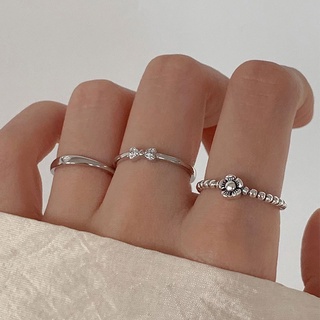 LLRB | แหวนเงินแท้ 925 สามารถปรับขนาดได้ Silver ring 925