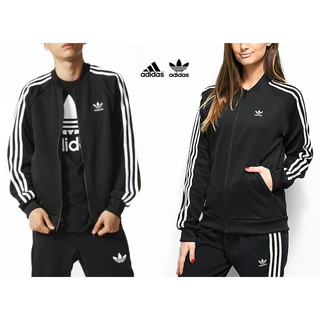 Adidas เสื้อแจ็คเก็ต Bomber สีขาว