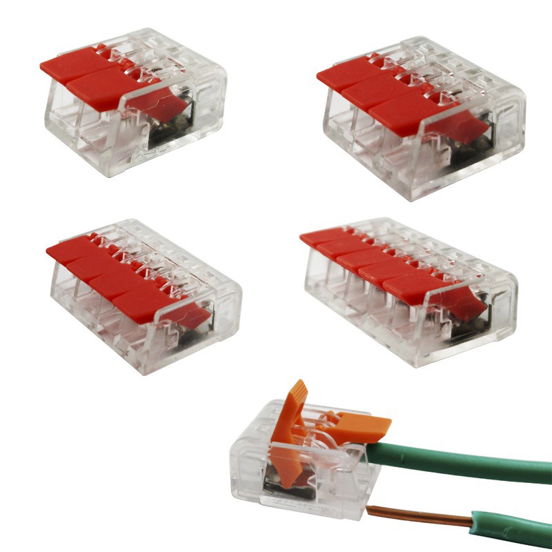 30PCS WAGO 221 series Mini Fast Wire Connectors Cable Connector Terminal Block
