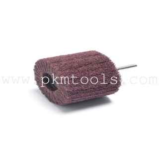 PKMTools ลูกขัดแฮร์ไลน์มีแกน ABB-VF/R 60x50x6#180 ความยาวแกน 45 mm. PTX POLISHING WHEEL