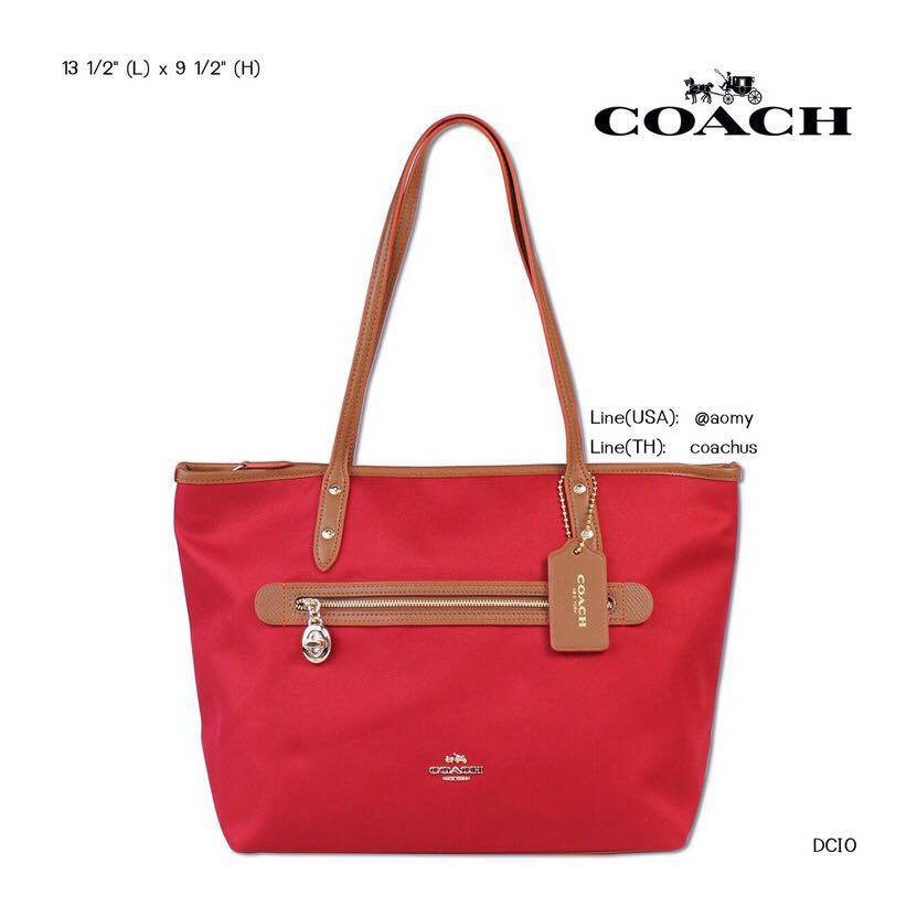 กระเป๋า COACH สีแดง
