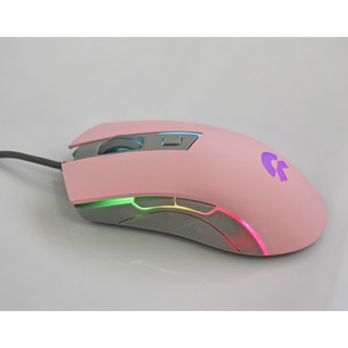 mouse G21/789 oker ergonomic gaming galaxy pink $ เม้าส์สำหรับเล่นเกม..