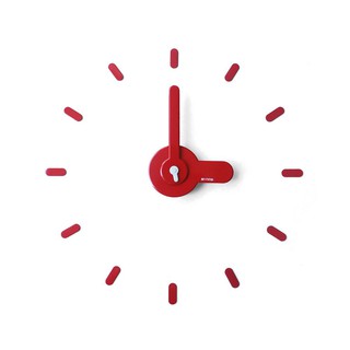 clock WALL CLOCK DIY RED ON TIME Home decoration Home &amp; Furniture นาฬิกา นาฬิกาติดผนัง ONTIME DIY สีแดง ของตกแต่งบ้าน เฟ