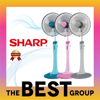SHARP พัดลมตั้งพื้น 16 นิ้ว รุ่น PJ-ST163 (ของแท้รับประกันศูนย์นาน 3 ปี)