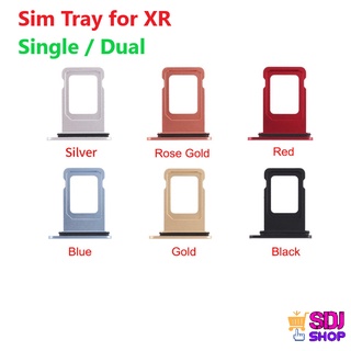 ถาดซิม สำหรับ iPhone XR  Single / Dual tray