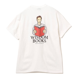 [S-5XL] Beams WISDOM BOOKS เสื้อคอกลม แขนสั้น ผ้าฝ้าย พิมพ์ลาย ทรงหลวม เข้ากับทุกการแต่งกาย แฟชั่นสําหรับผู้หญิง ใหม่