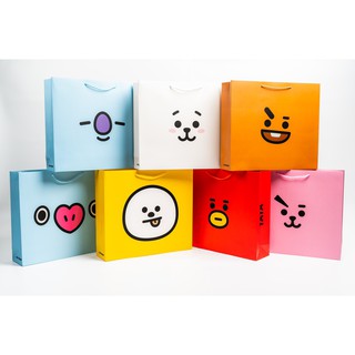 ถุงกระดาษ BT21 PAPER BAG ลิขสิทธิ์แท้ 100%