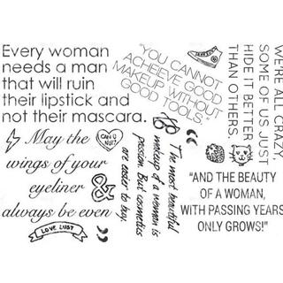 Tattoo Stickers (รอยสักปลอมกันน้ำ)