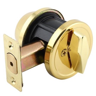 FREE HOME กุญแจลิ้นตาย 1 ด้าน MTL DTSO 8305 สีทองเหลืองขัดเงา กุญแจ Deadbolt ลูกบิดประตู กลอนประตู ลูกบิดกลอนประตู