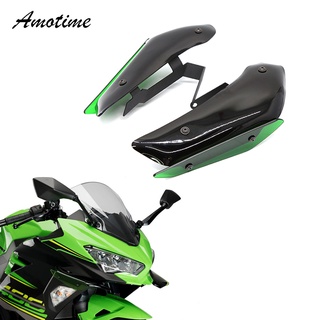 อะไหล่ปีกนางฟ้าสําหรับรถจักรยานยนต์ KAWASAKI NINJA 400 NINJA400 2018-2021รถจักรยานยนต์ปีกข้าง winglet