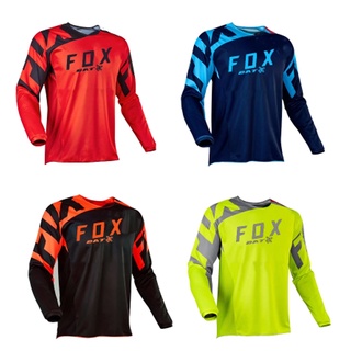 เสื้อกีฬาแขนสั้น ลายทีมวิบาก Downhill Fox Jersey Enduro สําหรับขี่จักรยานเสือภูเขา