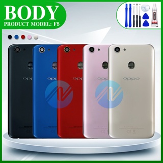 บอดี้ OPPO F5 Body เคสกลาง+ฝาหลัง oppo OPPO F5