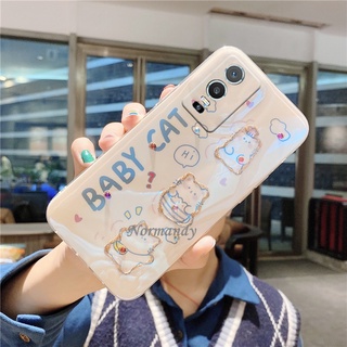 เคส Phone Casing VIVO V23E Y76 Y15S Y15A Y21 Y33S X70 Pro V21 5G 4G Cartoon Cat Rabbit Rhinestone Case Silicone Soft Cover เคสโทรศัพท์