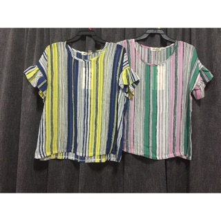 เสื้อผ้าชีฟองลายทาง