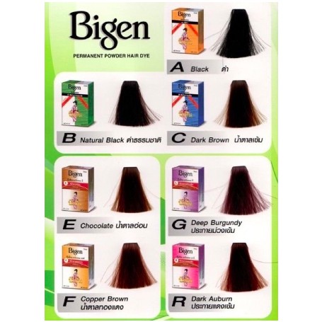 Bigen Hair color บีเง็นผง 6 กรัม  ไม่มีแอมโมเนีย