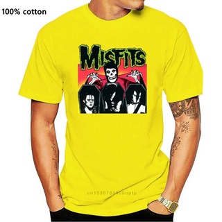 คอตต้อนคอกลมเสื้อยืดลําลอง แขนสั้น พิมพ์ลาย Rareprint MISFITS 80S EVILIVE S-5 สไตล์วินเทจ สําหรับผู้ชาย 760402S-5XL