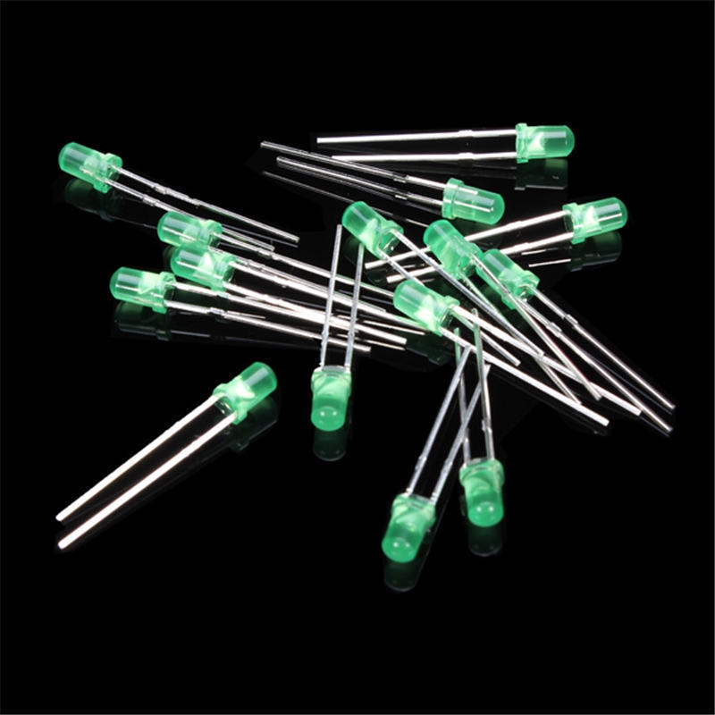 100//500//1000PCS LED 3MM YELLOW COLOR YELLOW LIGHT Super Bright
