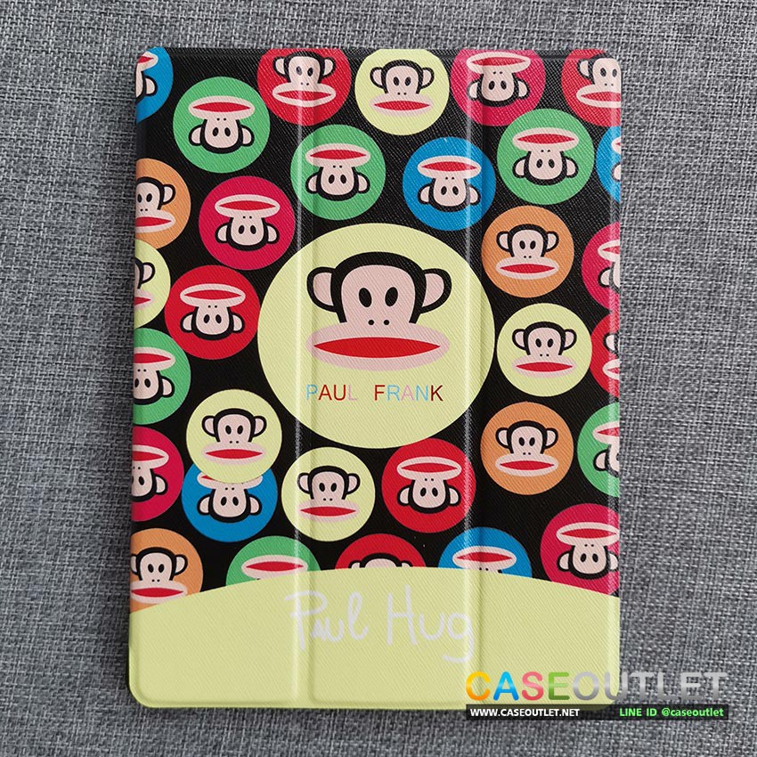 เคส Ipad mini5 gen5 ฝาพับ สกรีนลาย ลิง paul frank พอลแฟร็งค์  มีช่องใส่ปากกา ใส่ปากกาได้