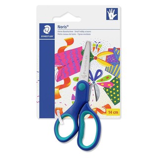 กรรไกร นอริสคลับ 14 ซ.ม (มือซ้าย) รุ่น 965 14 LNBK04  STAEDTLER SCISSORS NORIS CLUB 14CM LEFT HAND BLISTERCARD