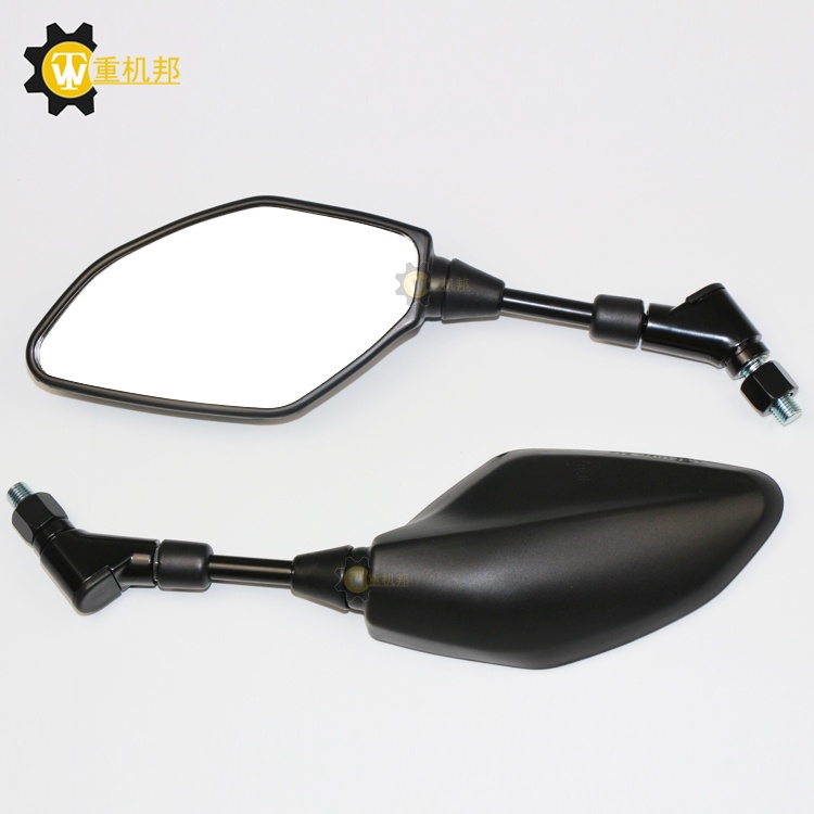 [moto] Yamaha MT09 MT-07 FZ7 FZ9 MT-10 กระจกมองหลังกระจกมองหลังสะท้อนแสง