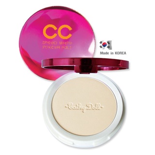 แป้งพัฟซีซีลายเสือ ขนาด Cathy Doll CC Speed White Powder Pact SPF 40PA+++ แป้งซี