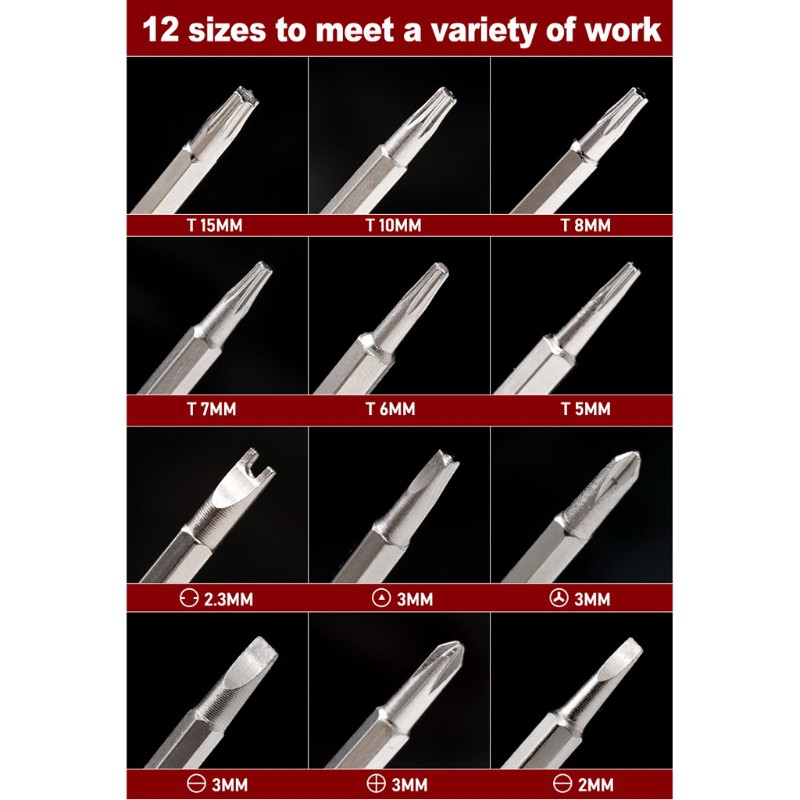 Cre ชุดไขควงแม่เหล็กมัลติฟังก์ชั่น 7 ชิ้น - รูปที่ 4