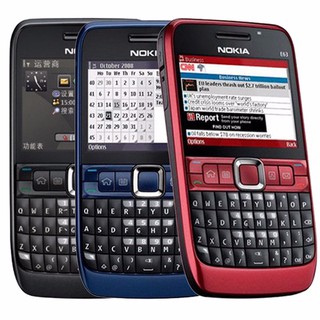 โทรศัพท์มือถือโนเกียปุ่มกด NOKIA  E63 (สีแดง)  3G/4G รุ่นใหม่2020