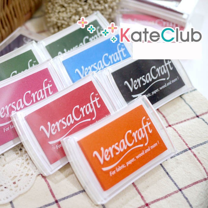 🔥SALE ล้างสต๊อก🔥 หมึก VersaCraft สีล้วน ปั๊มลงผ้า ไม้ กระดาษ