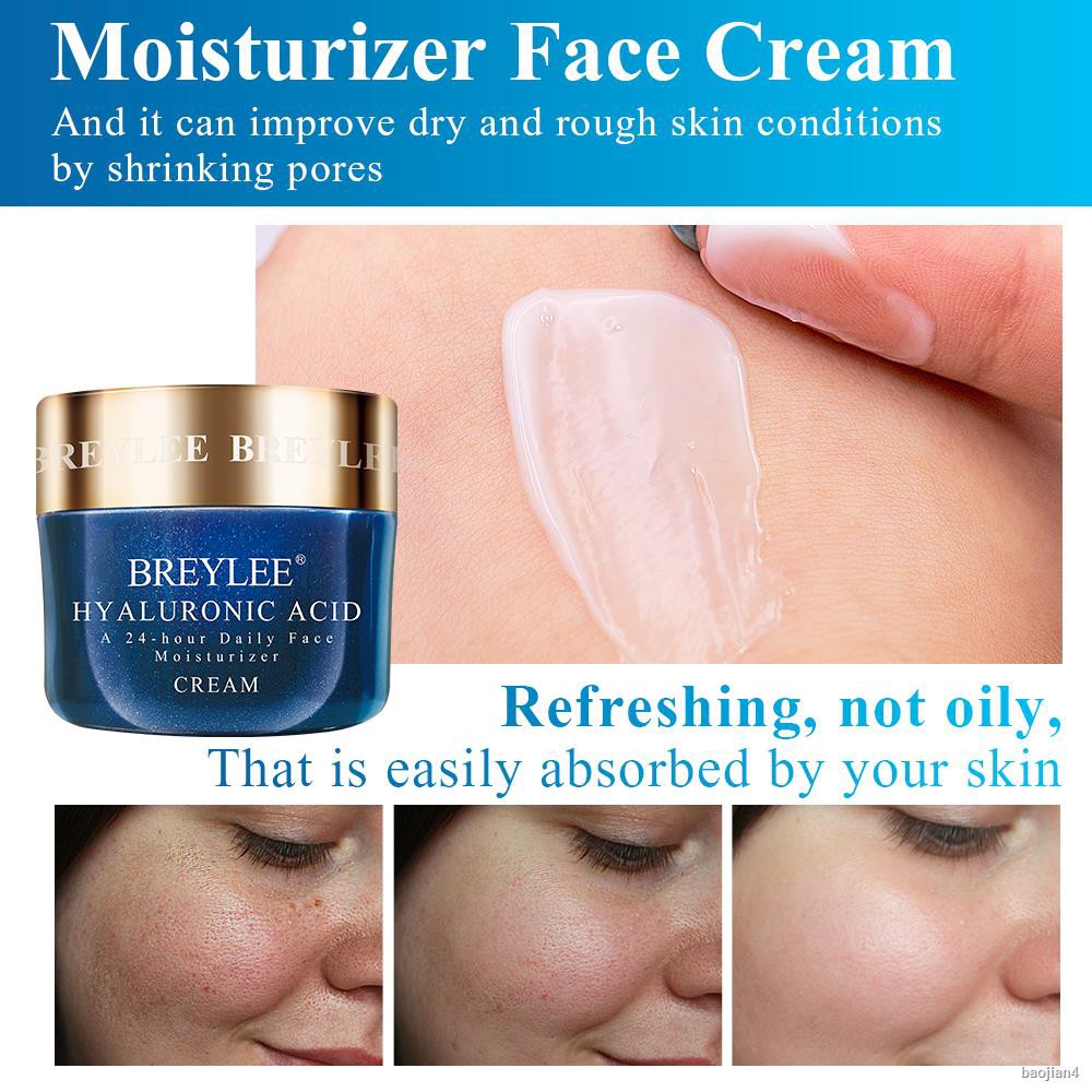 ∋BREYLEE Hyaluronic Acid Series Face Mask Facial Eye Cream Serum