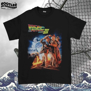 เสื้อยืด พิมพ์ลายภาพยนตร์ Back To The Future FilmS-5XL