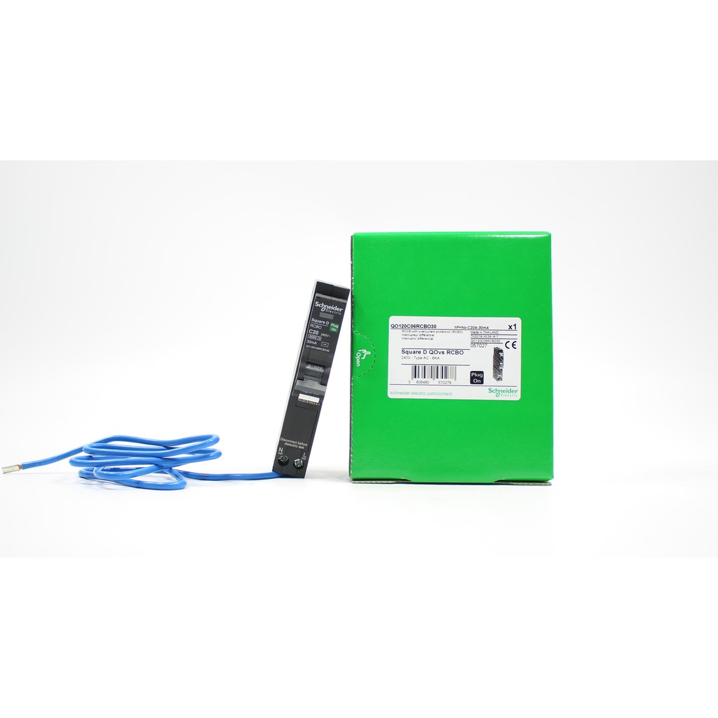 เซอร์กิตเบรกเกอร์กันดูด  ชไนเดอร์  RCBO Schneider QO116C06RCBO30 QO120C06RCBO30 QO132C06RCBO30 QO140