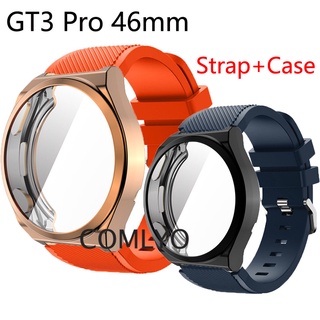 Huawei watch GT3 PRO สาย 46 มม. ซิลิโคนนิ่ม สายสมาร์ทวอทช์ TPU แบบเต็ม เคสกันกระแทก