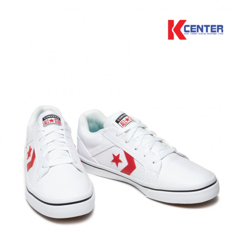 Converse รองเท้าผ้าใบลำลอง รุ่น EL Distrito 2.0 Faux Leather OX White (171342CF1WT)