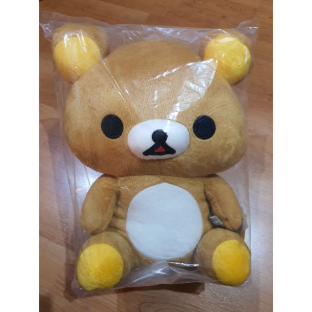 ตุ๊กตาหมี Rilakkuma - ริลัคคุมะ ท่านั่ง ขนาดความสูง 15 นิ้ว น่ารัก น่ากอด สินค้าลิขสิทธิ์แท้ 100%