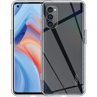 Oppo Reno 6 6z 7 7Z 8Z 8 Pro 4 Lite 4Z 2 2Z 2F 10x zoom คริสตัลใส ซิล เจลนิ่ม TPU เคส