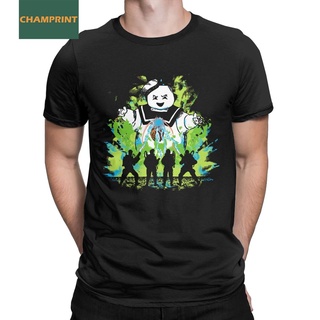 เสื้อยืดผ้าฝ้าย พิมพ์ลาย Four Season Fathers Day Gift Minimalism Busters Ghostbusters แฟชั่นสําหรับผู้ชายS-5XL