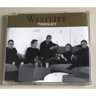 ซีดีซิงเกิ้ล ลิขสิทธิ์ มือ 2 สภาพดี...250 บาท “Westlife” ซิงเกิ้ล "Tonight" แผ่นหายาก Made in UK