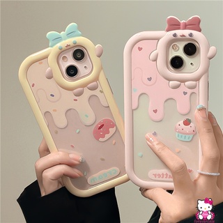 เคสโทรศัพท์มือถือแบบนิ่ม ลายไอศกรีมเนย สีหวาน สําหรับ Oppo A17 A15 A16 A7 A5S A17k A12 A3S A12E A53 A74 A95 A16K A16E A52 A92 A96 A76 Reno 5 5F 4F 7 A31 A5 A9 A16s A55 A57 A54