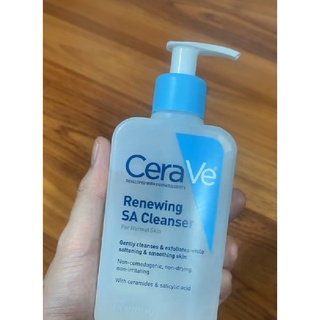 Cerave sa smoothing cleanser 236 / 473 ml เซราวี เอสเอ สมูทติ้ง คลีนเซอร์