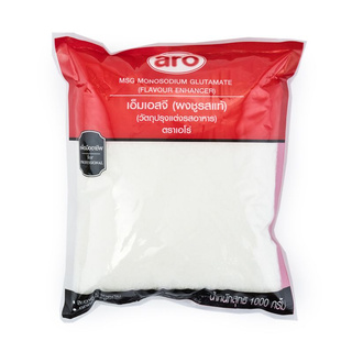 !!  สินค้าขายดี  !! เอโร่ ผงชูรสแท้ 1000 กรัม aro Monosodium Glutamate 1000 g