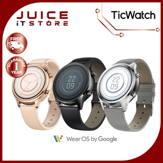 TicWatch C2+ สมาร์ทวอชท์ ระบบ Wear OS รุุ่น Ram 1 GB พร้อมเซ็นเซอร์วัดอัตราการเต้นของหัวใจ