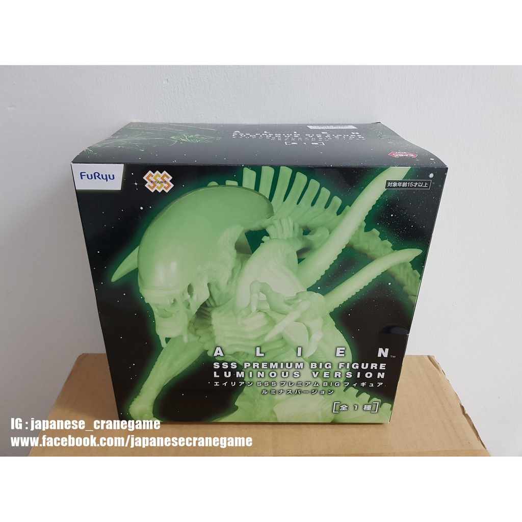 ฟิกเกอร์เอเลี่ยน Alien - SSS Premium BIG Figure Luminous Version สีเรืองแสง ของแท้จาก FuRyu (ลิขสิทธ