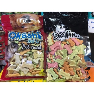 Dogfin okashiบิตกิตขนมปังกรอบสำหรับสัตว์เลี้ยง น้ำหนัก 450g - 500g