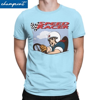 เสื้อยืดคอกลม แขนสั้น ผ้าฝ้ายแท้ พิมพ์ลายกราฟฟิค Speed Racer Lance Pulp Fiction สไตล์วินเทจ สําหรับผู้ชาย