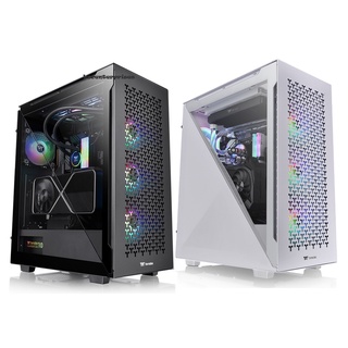 CASE THERMALTAKE DIVIDER 500 TG AIR ( 2 x Fan ) BLACK SNOW ATX TEMPERED GLASS