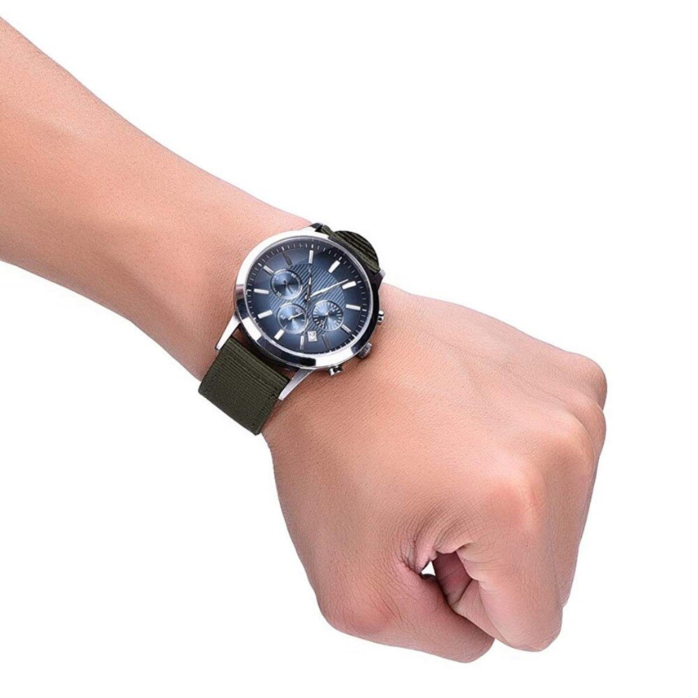 สายนาฬิกาข้อมือไนล่อนทอ 24 มม. 18 มม. 22 มม. 20 มม. สําหรับ Samsung Galaxy Watch 6 4 5 44 มม. Gear S3 Classic Active 2 band Amazfit