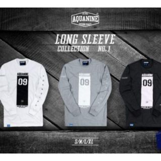 AQUANINE NUMBER1 LNo1 เสื้อยืด แขนยาว long sleeve shirt streetwear