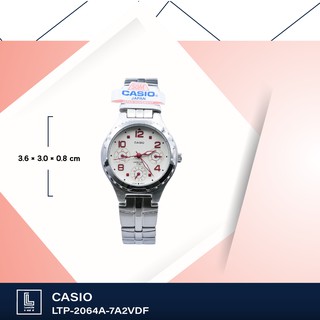 นาฬิกาข้อมือ casio รุ่น LTP-2064A-7A2VDF