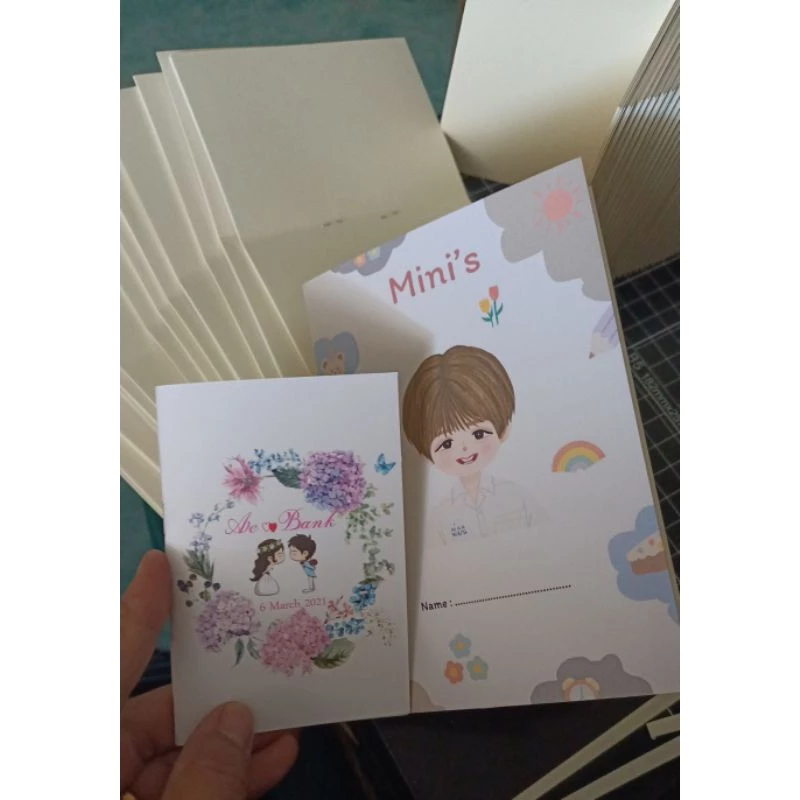 รับทำสมุด ปัจฉิม  ปกขาว  ปกน้ำตาล  ไม่รอนาน thumbnail 3